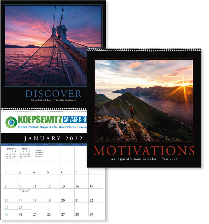 Triumph® Calendars Motivations Wall Calendar, 12 x 25 in. — view 8