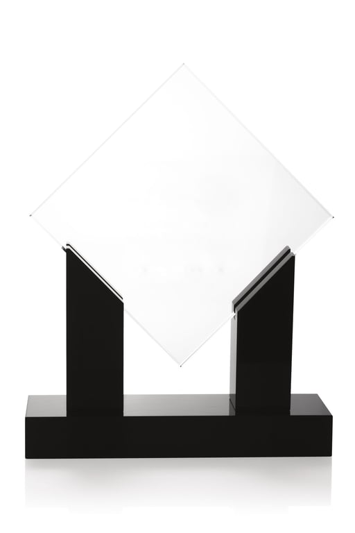 JAFFA® Diamond Jade Award with Black Base — view 5