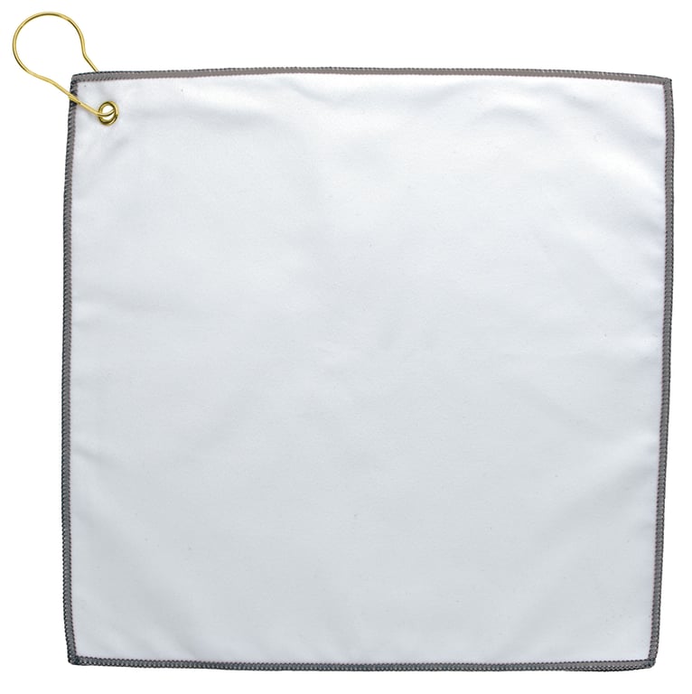 Good Value™ RPET Double Layer Golf Towel with Brass Grommet & Hook — view 28