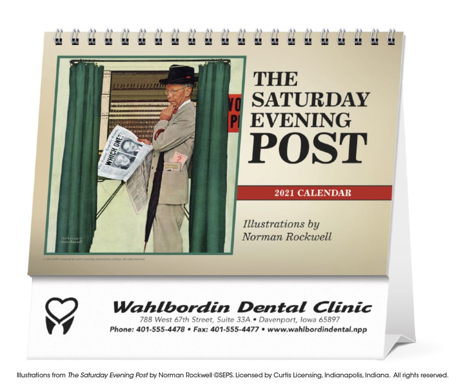 Triumph® Calendars The Saturday Evening Post Large Desk Calendar — view 16