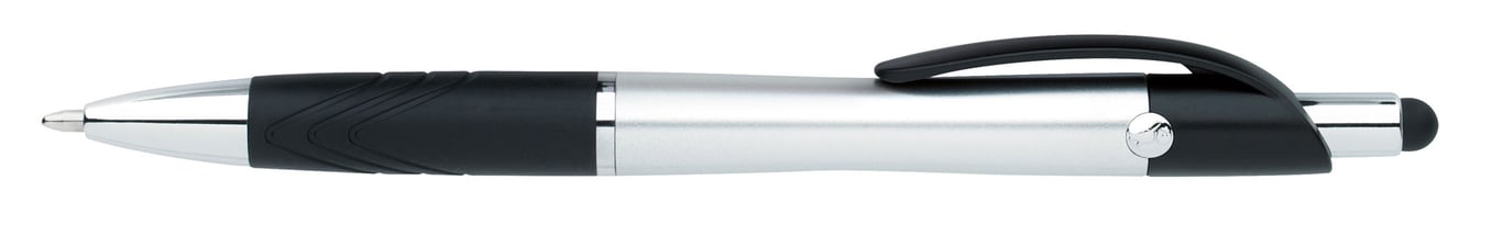 Souvenir® Emblem Stylus Pen with Rubber Grip — view 42