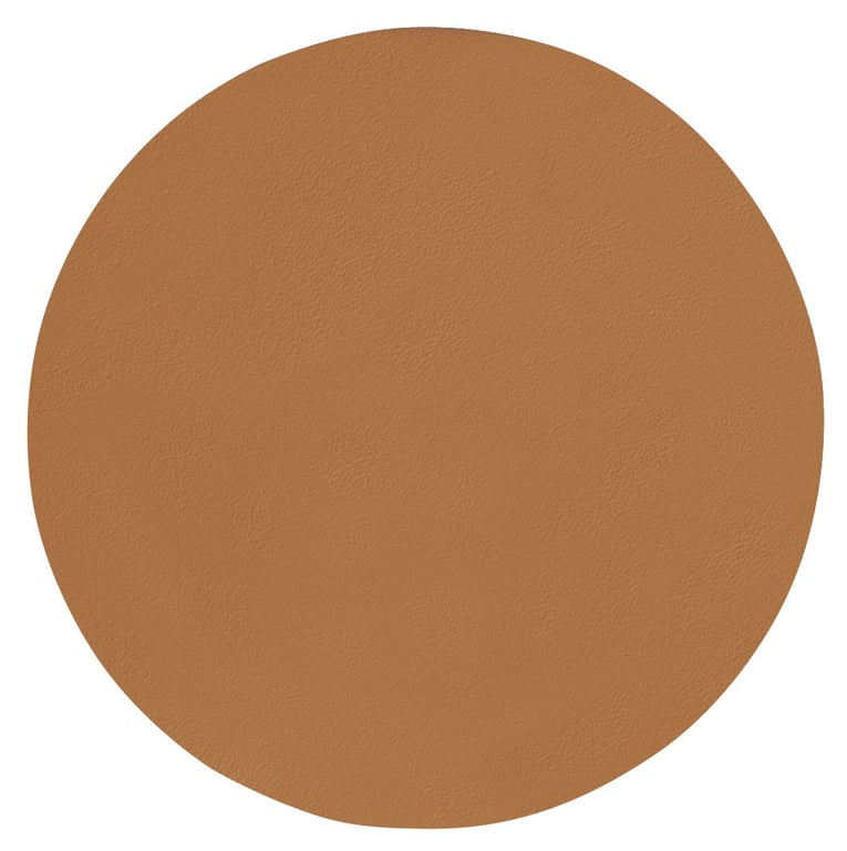 Round Bonded Leather Coaster with Urethane Coating — view 25
