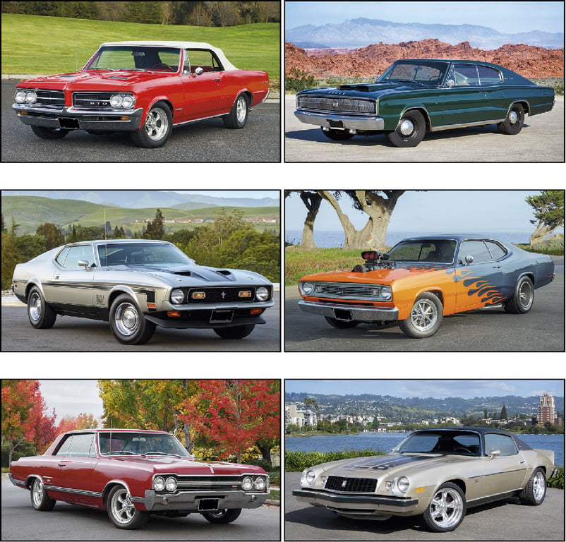 Triumph® Calendars Muscle Cars Wall Calendar, 17 x 23 in. — view 7