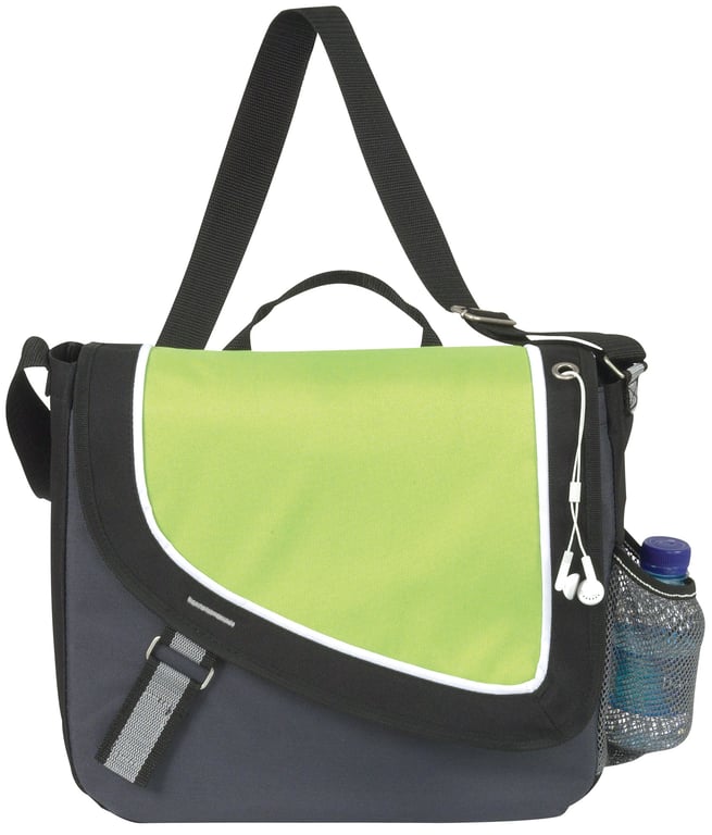 Atchison® A Step Ahead Messenger Bag with Headphone Port — view 18