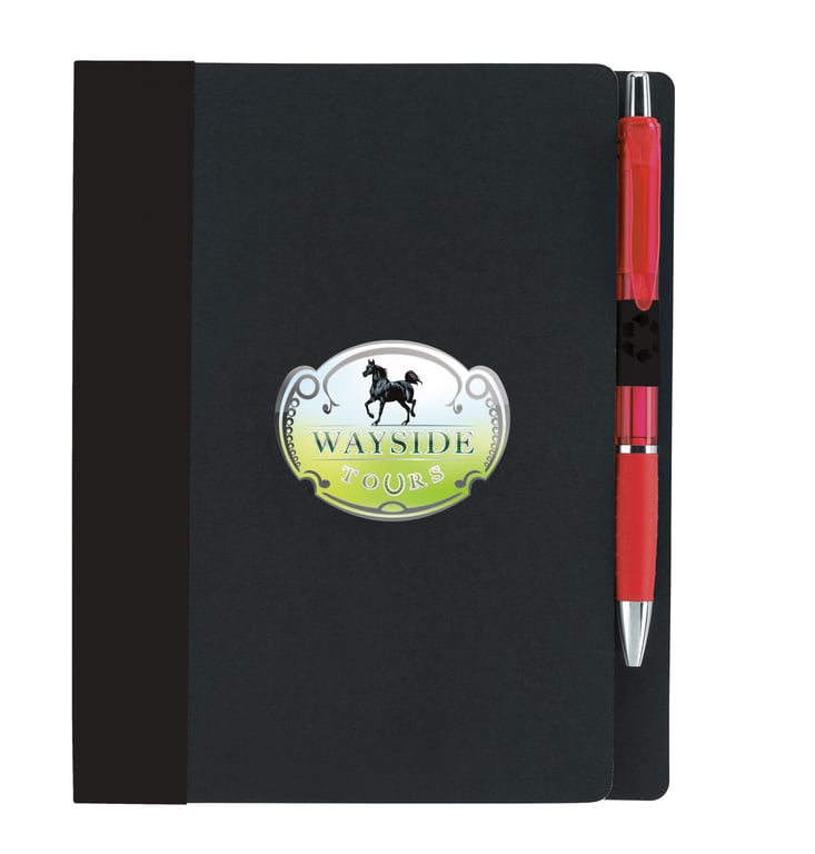 Good Value™ 5" x 7" Paper Notebook with Flags — view 7