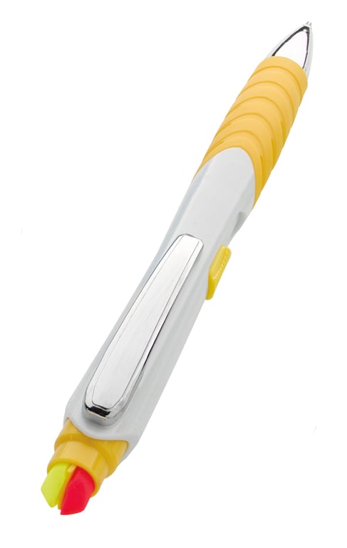 Souvenir® Jalan Highlighter Pen Combo, Slide-Action Ballpoint — view 57