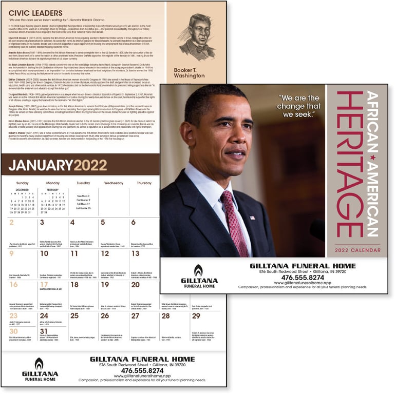 Triumph® Calendars African-American Heritage Barack Obama Wall Calendar — view 10