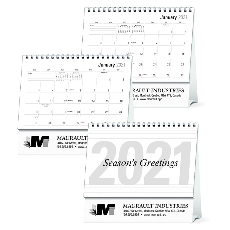 Triumph® Calendars Large Econo Desk Calendar, Tent Mount — view 6