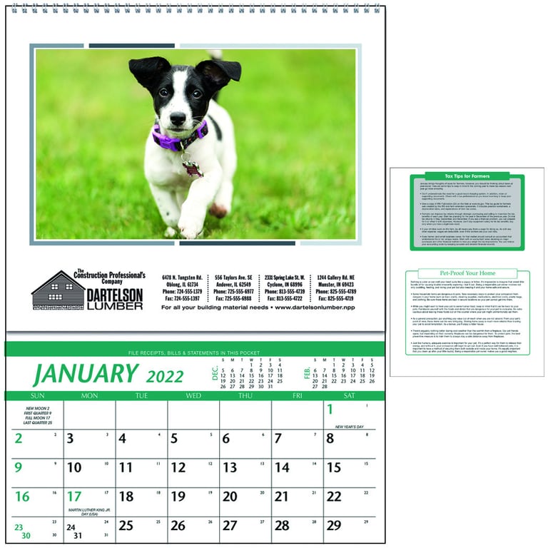 Triumph® Calendars Farm Pocket Calendar — view 9