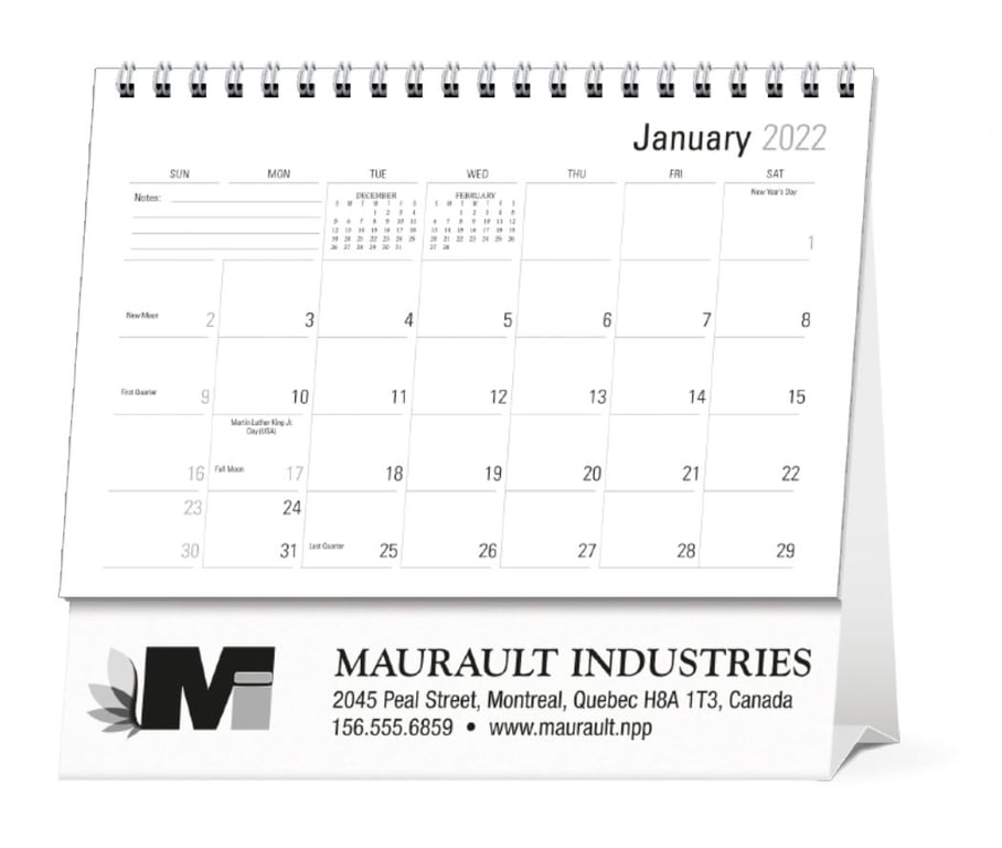 Triumph® Calendars Large Econo Desk Calendar, Tent Mount — view 8