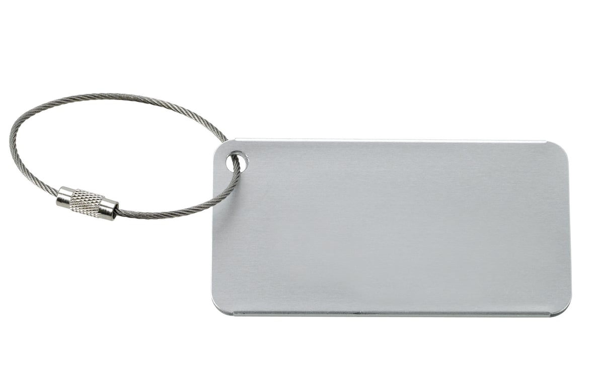 Good Value™ Compact Aluminum Luggage Tag — view 9