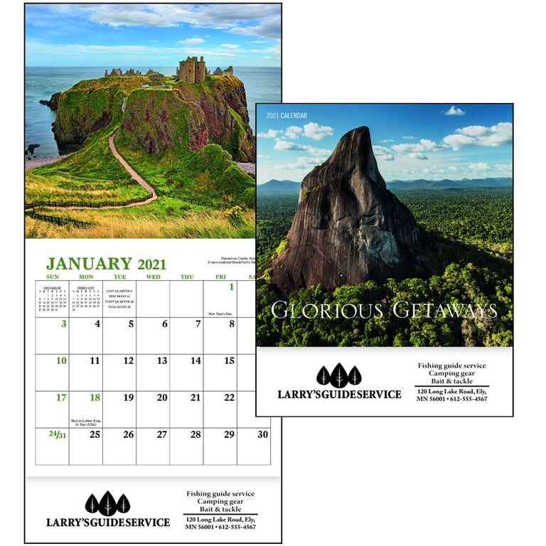 Good Value™ Glorious Getaways Mini Calendar — view 8
