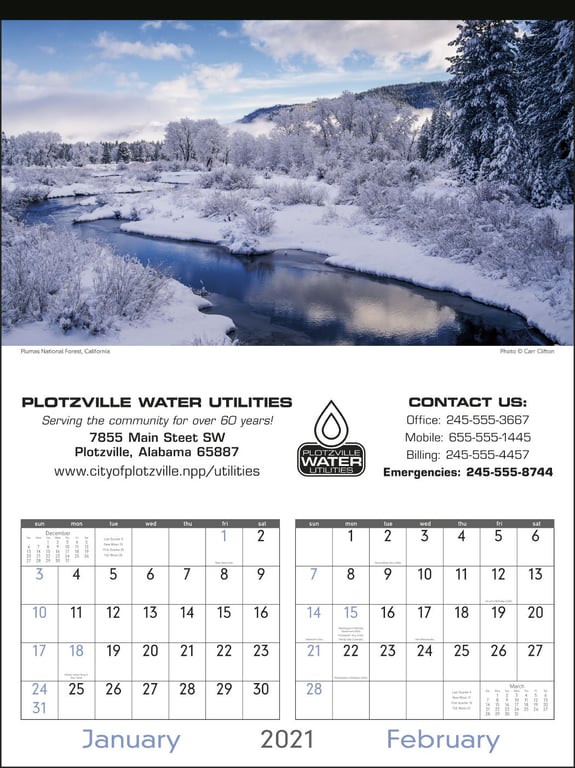 Triumph® Calendars Scenes of America Wall Calendar, 17 x 23 in. — view 4