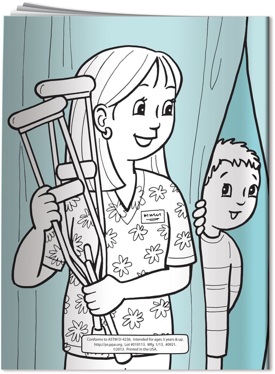 A Trip to the Hospital Coloring and Activity Book — view 3