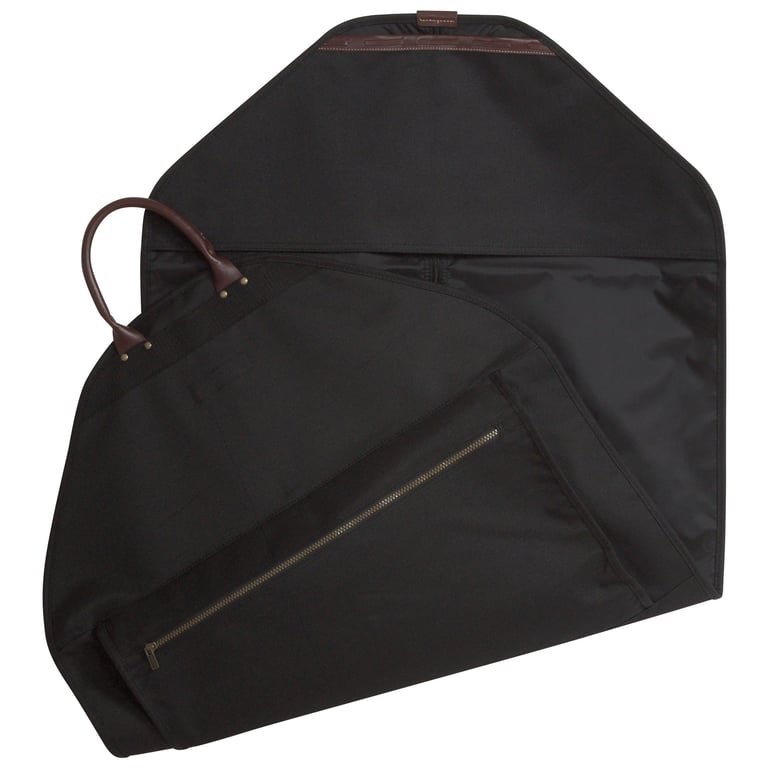 Atchison® Plaza Meridian Garment Bag with Leather Trim — view 5