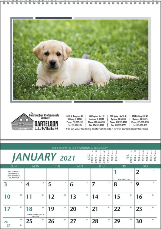 Triumph® Calendars Farm Pocket Calendar — view 7