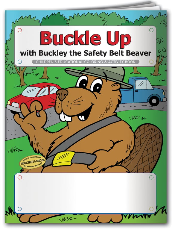 Good Value™ Buckle Up for Safety Coloring Book — view 2