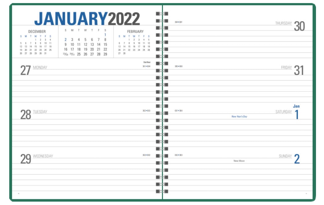 Triumph® Calendars Classic Weekly Planner, 13-Month — view 40