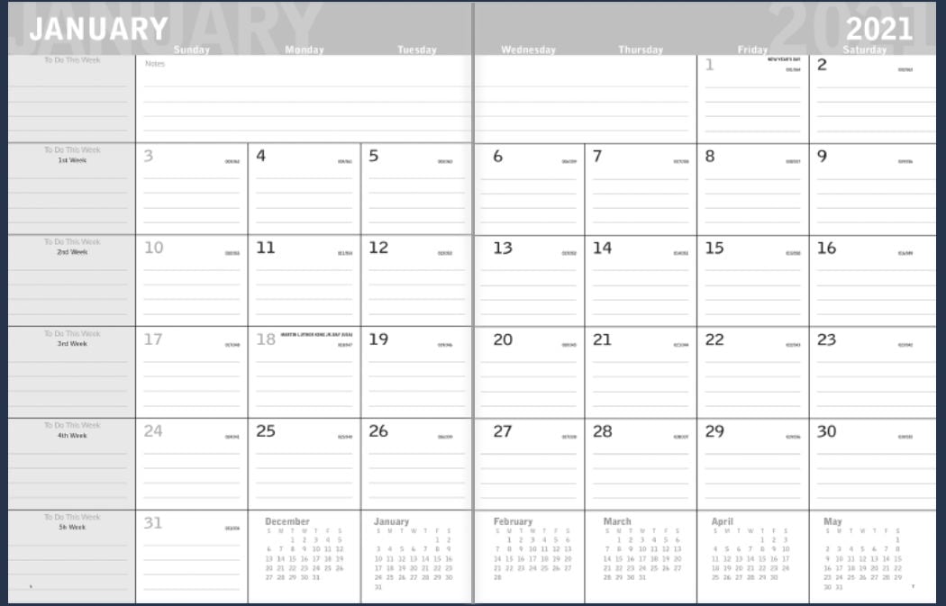 Triumph® Calendars Classic Monthly Planner — view 35