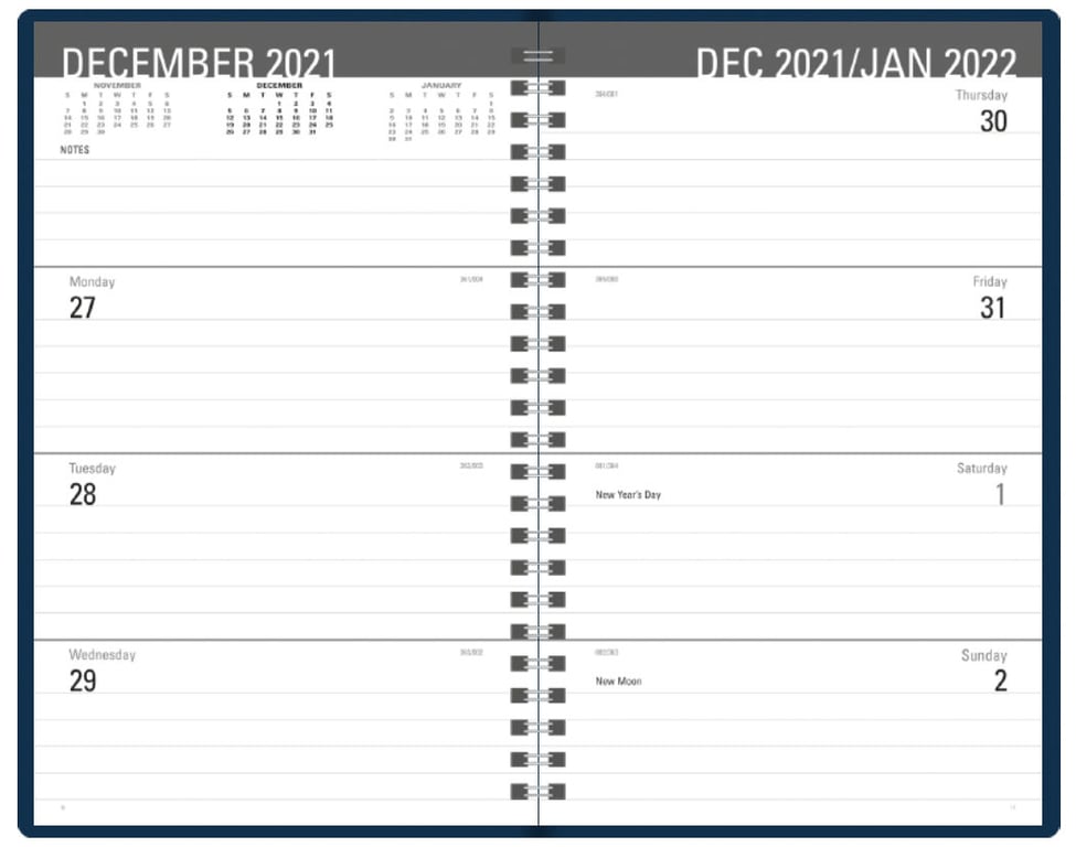 Triumph® Calendars Classic Weekly Desk Planner — view 38