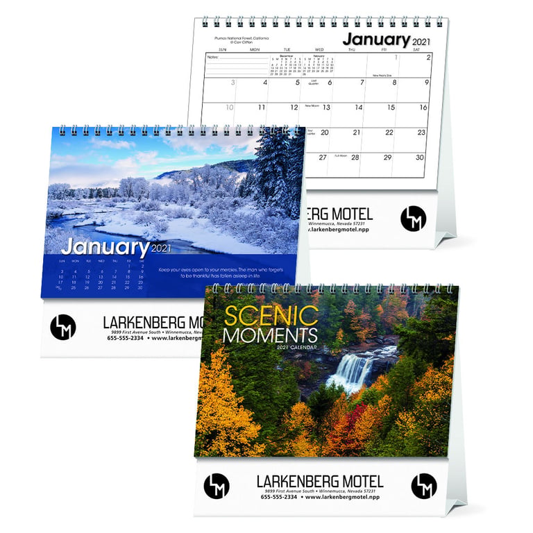 Triumph® Calendars Scenic Moments Large Desk Calendar — view 8