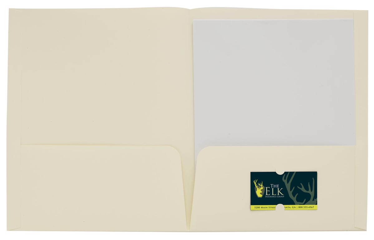 Good Value™ Linen Paper Folder — view 64