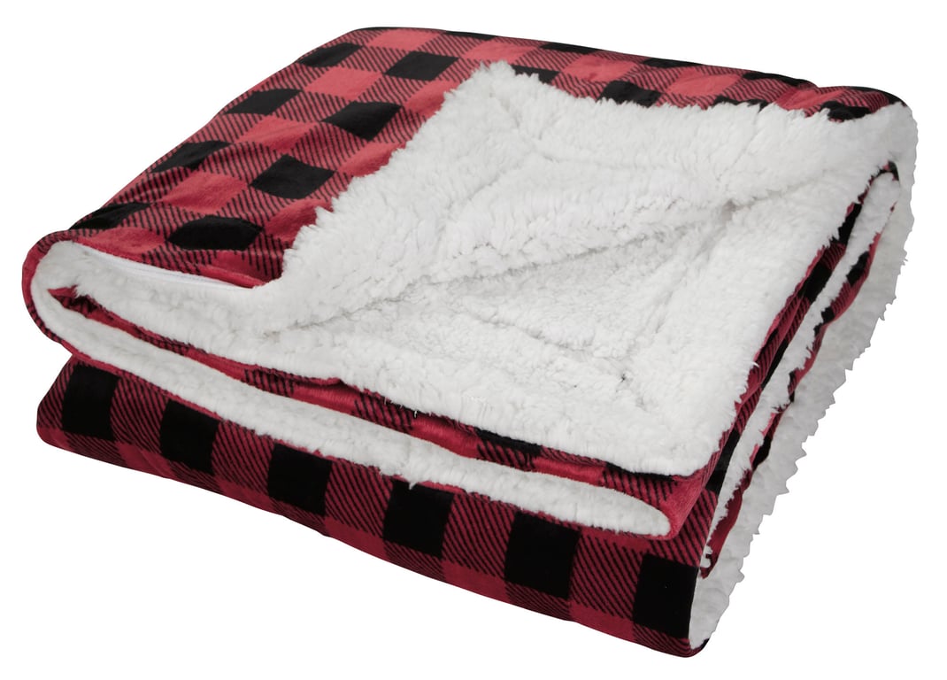 Sherpa Throw with Fleece Face — view 40