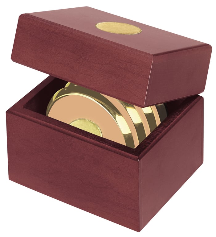 JAFFA® Four Coasters with Solid Cherry Chest — view 30