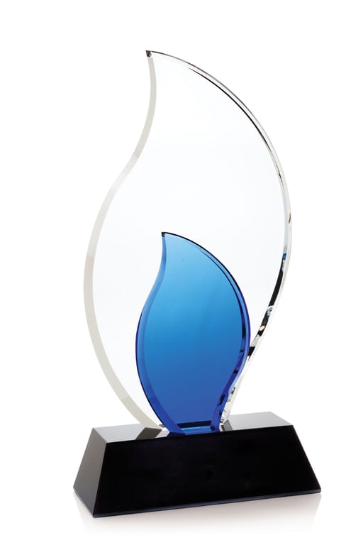 JAFFA® Trailblazer Flame Crystal Award — view 4