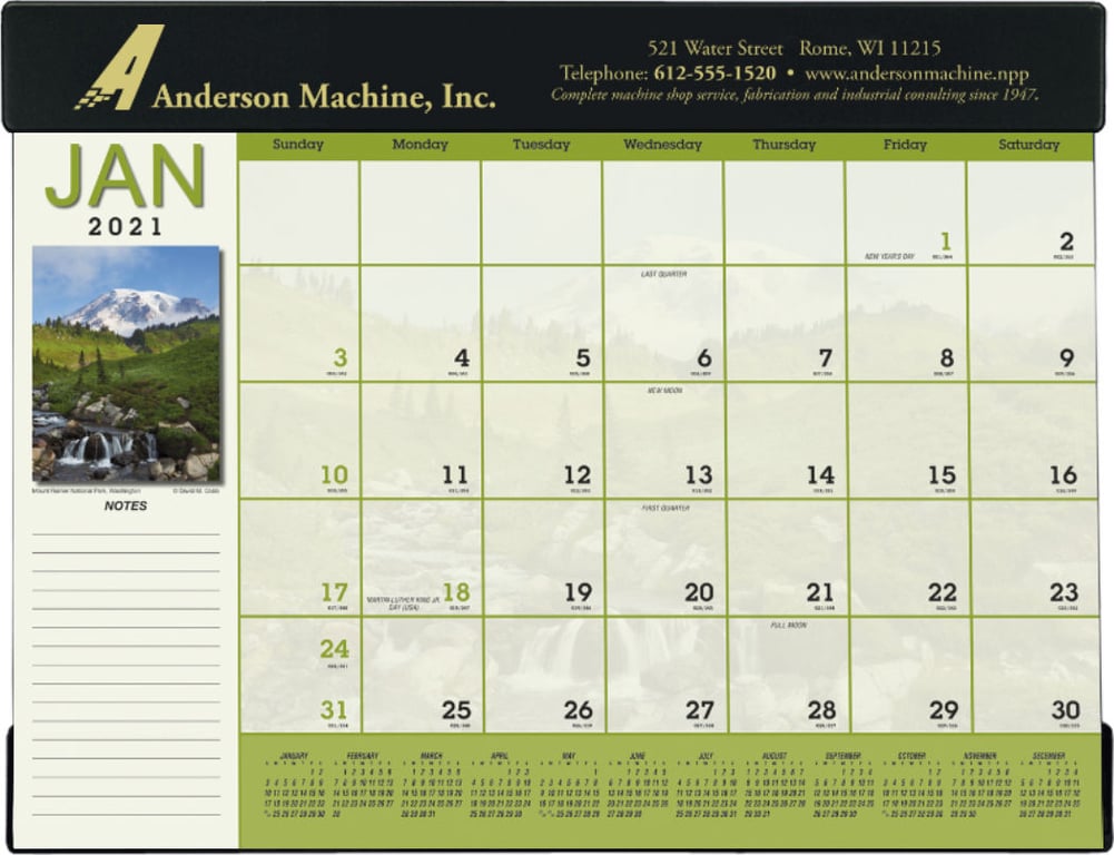 Triumph® Calendars Scenic Desk Pad — view 16