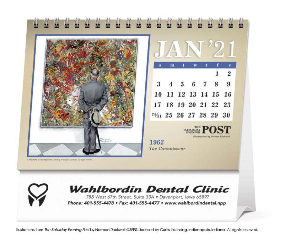 Triumph® Calendars The Saturday Evening Post Large Desk Calendar — view 13