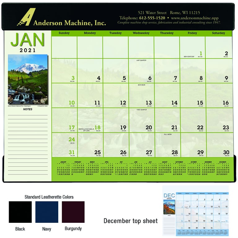 Triumph® Calendars Scenic Desk Pad — view 12