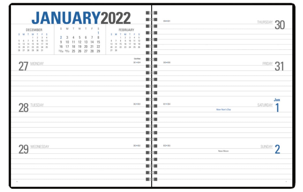 Triumph® Calendars Classic Weekly Planner, 13-Month — view 38