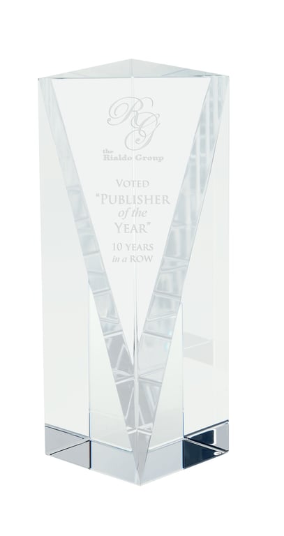 JAFFA® Atria Award - Medium, Optical Crystal — view 13