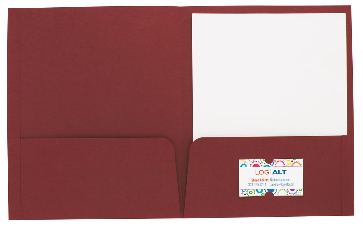 Good Value™ Linen Paper Folder — view 53