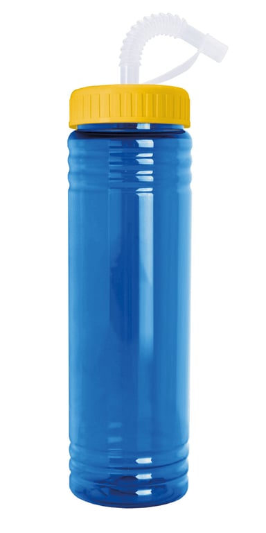 Garyline® Slim Fit Water Bottle with Straw Lid, 24 oz. — view 48
