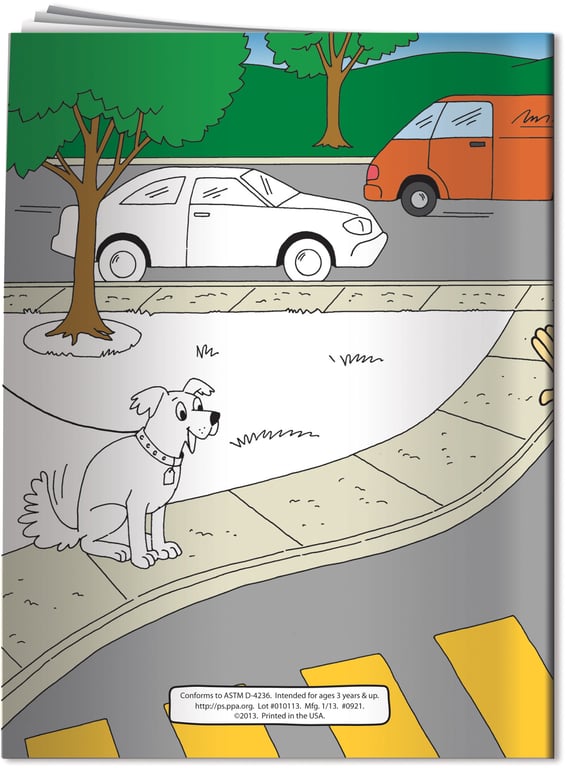 A Visit to the Police Station Coloring Book — view 3
