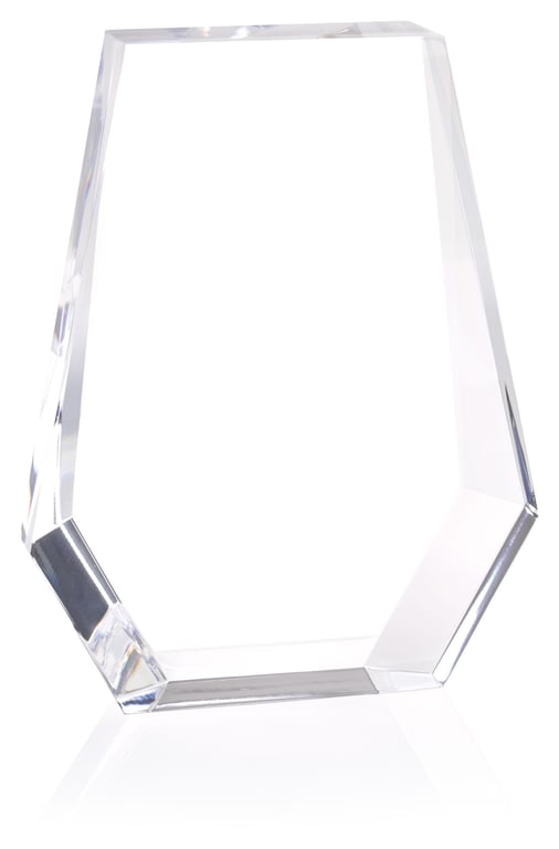 JAFFA® Acrylic Shield Award, 6 in. Freestanding Plaque — view 9