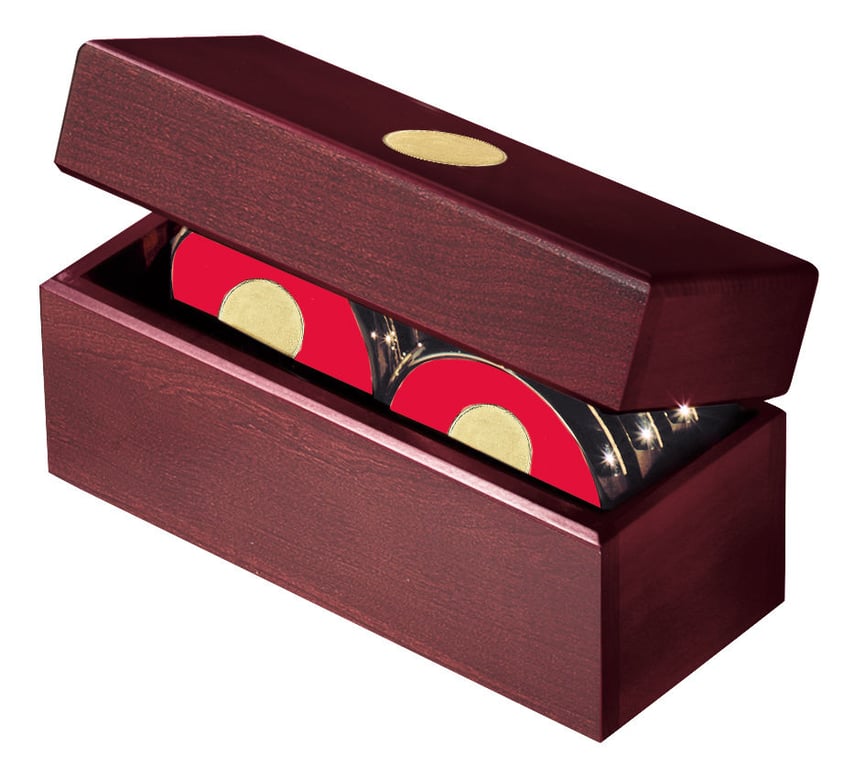 JAFFA® Six Coasters with Solid Cherry Chest — view 25