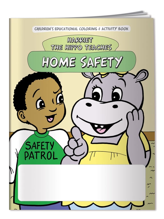 Home Safety Coloring and Activity Book, 16 Pages — view 2