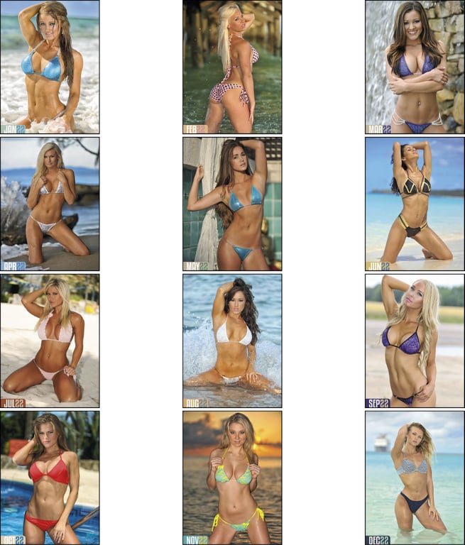 Triumph® Calendars Swimsuits Wall Calendar, 9 x 19 in. — view 6