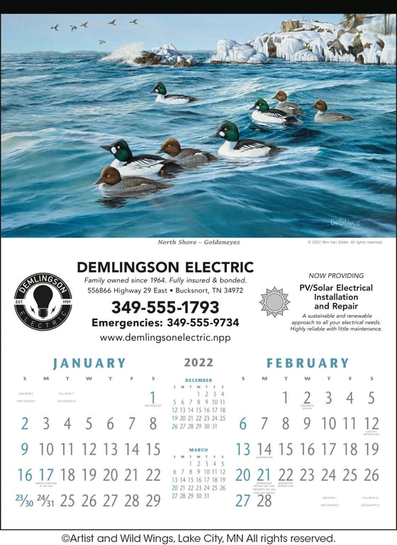 Triumph® Calendars North American Waterfowl Wall Calendar — view 5
