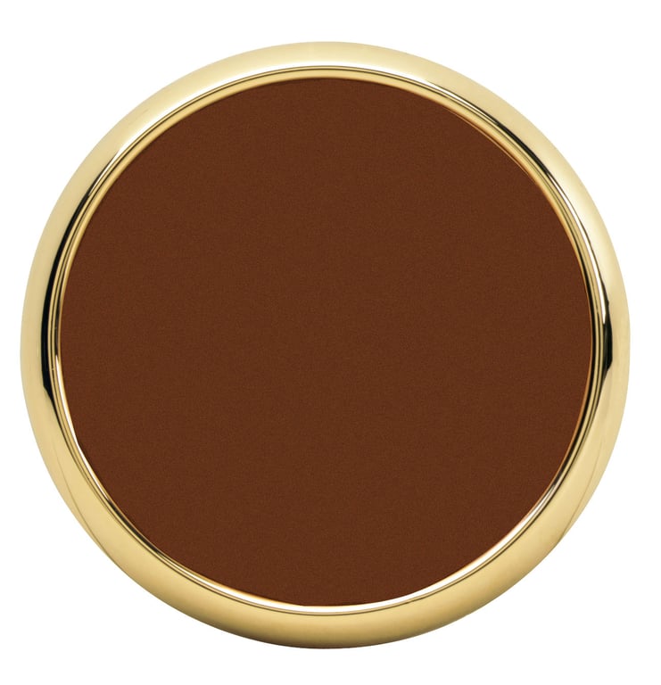 JAFFA® Leather Coaster with Metal Base — view 17