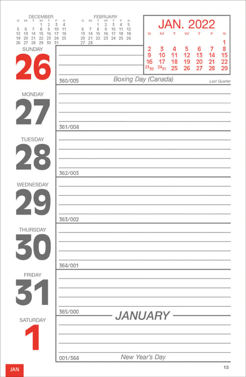 Triumph® Calendars Full-Color Weekly Memo Calendar — view 11