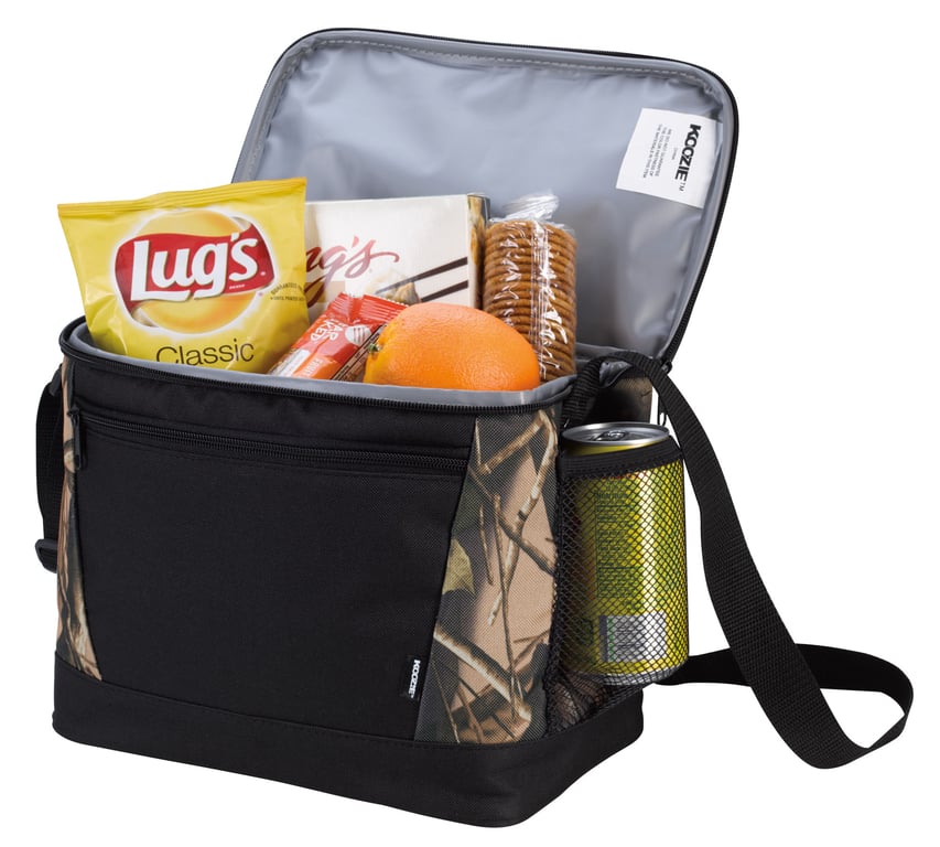 Koozie® Camouflage Lunch Cooler Bag with Zippered Compartment — view 8