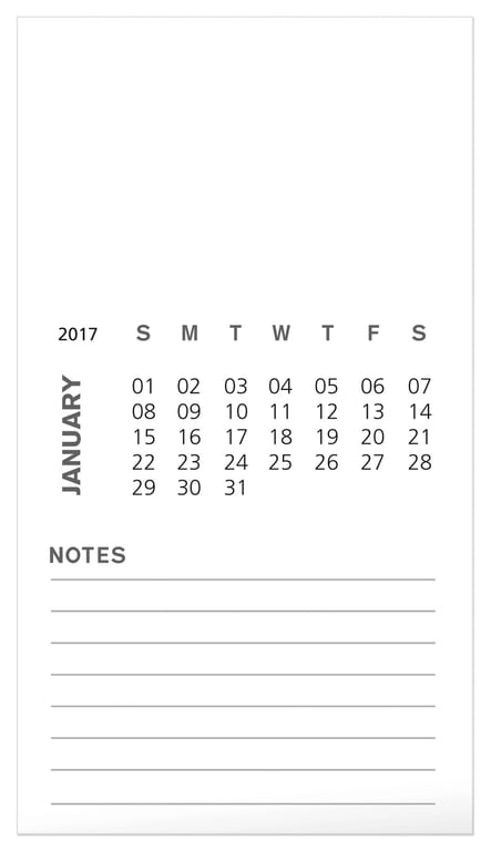 Good Value™ Business Card Magnet with 12-Sheet Calendar — view 6