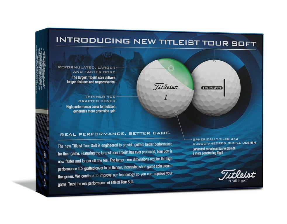 Titleist® Tour Soft Golf Ball, Standard Service — view 6