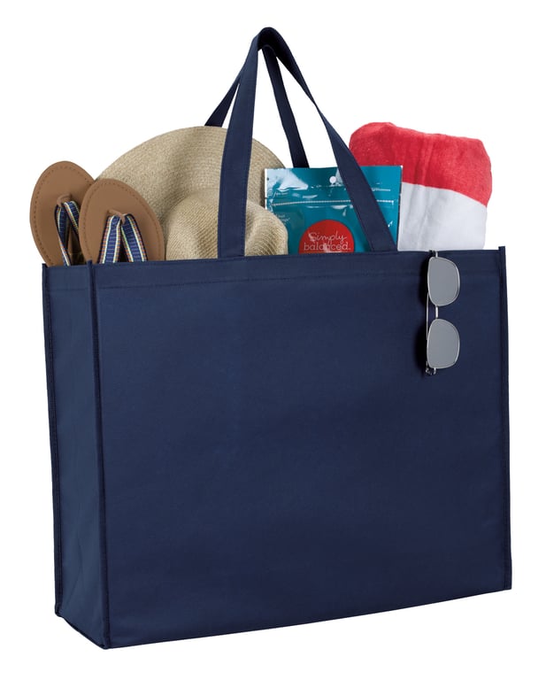 Good Value™ Non-Woven Shopper Tote with Gusseted Bottom — view 16
