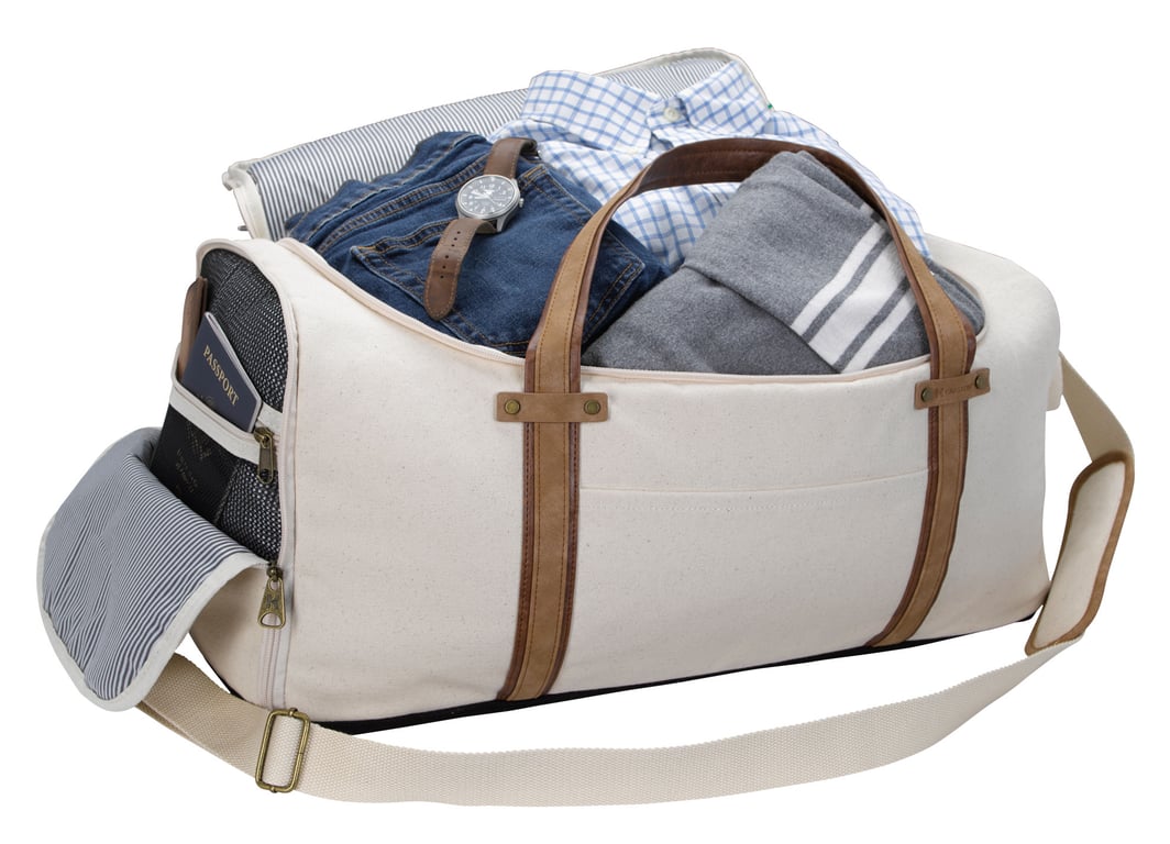 KAPSTON® San Marco Cotton Canvas Duffel Bag — view 14