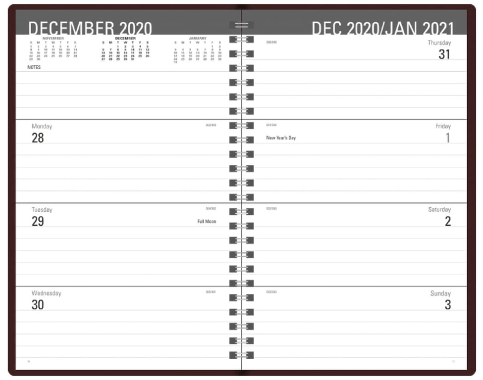 Triumph® Calendars Classic Weekly Desk Planner — view 35